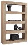 Clearance Taupe 73 Inch Bookcase - Nova