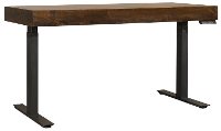 Contemporary Tobacco Lift Top Desk - Nova