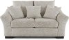 Contemporary Off-White Loveseat - Morgan