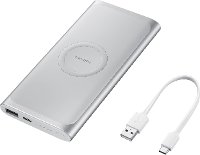 EB-U1200CSELUS Samsung Wireless Charger Portable Battery 10,000 mAh - Silver