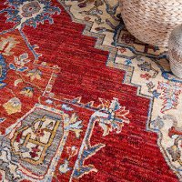 5 x 8 Medium Persian Red Area Rug - Majestic-2