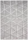 Clearance 5 x 7 Medium Ivory and Silver Shag Rug - Ingenue