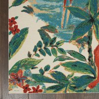 8 x 11 Large Flamingo Ivory Indoor-Outdoor Rug - Sun N Shade-3
