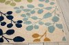 5 x 7 Medium Ivory Indoor-Outdoor Rug - Caribbean