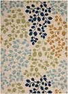 8 x 10 Large Ivory Indoor-Outdoor Rug - Caribbean