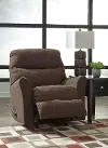 Maier Contemporary Walnut Brown Rocker Recliner