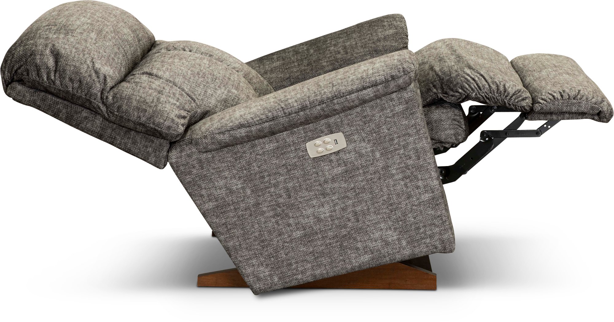 P10-704/B166257 Stone Gray Power Rocker Recliner - Reed-3