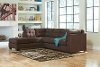Brown 2 Piece Sectional Sofa with LAF Chaise - Maier