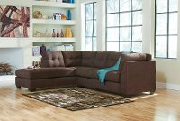 Maier Brown 2 Piece Sectional Sofa with LAF Chaise