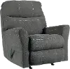 Maier Charcoal Gray Rocker Recliner