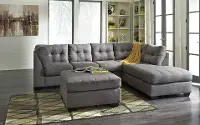 Maier Gray 2 Piece Sectional Sofa with RAF Chaise