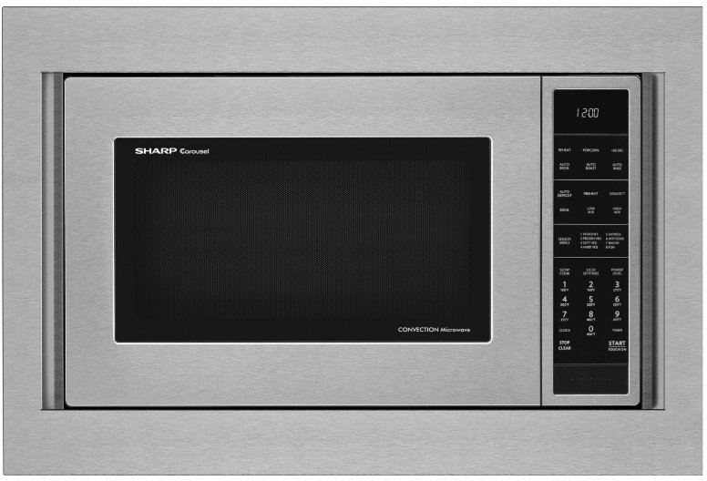 RK49S27 Sharp 27 Inch Microwave Trim Kit - Stainless Steel-2
