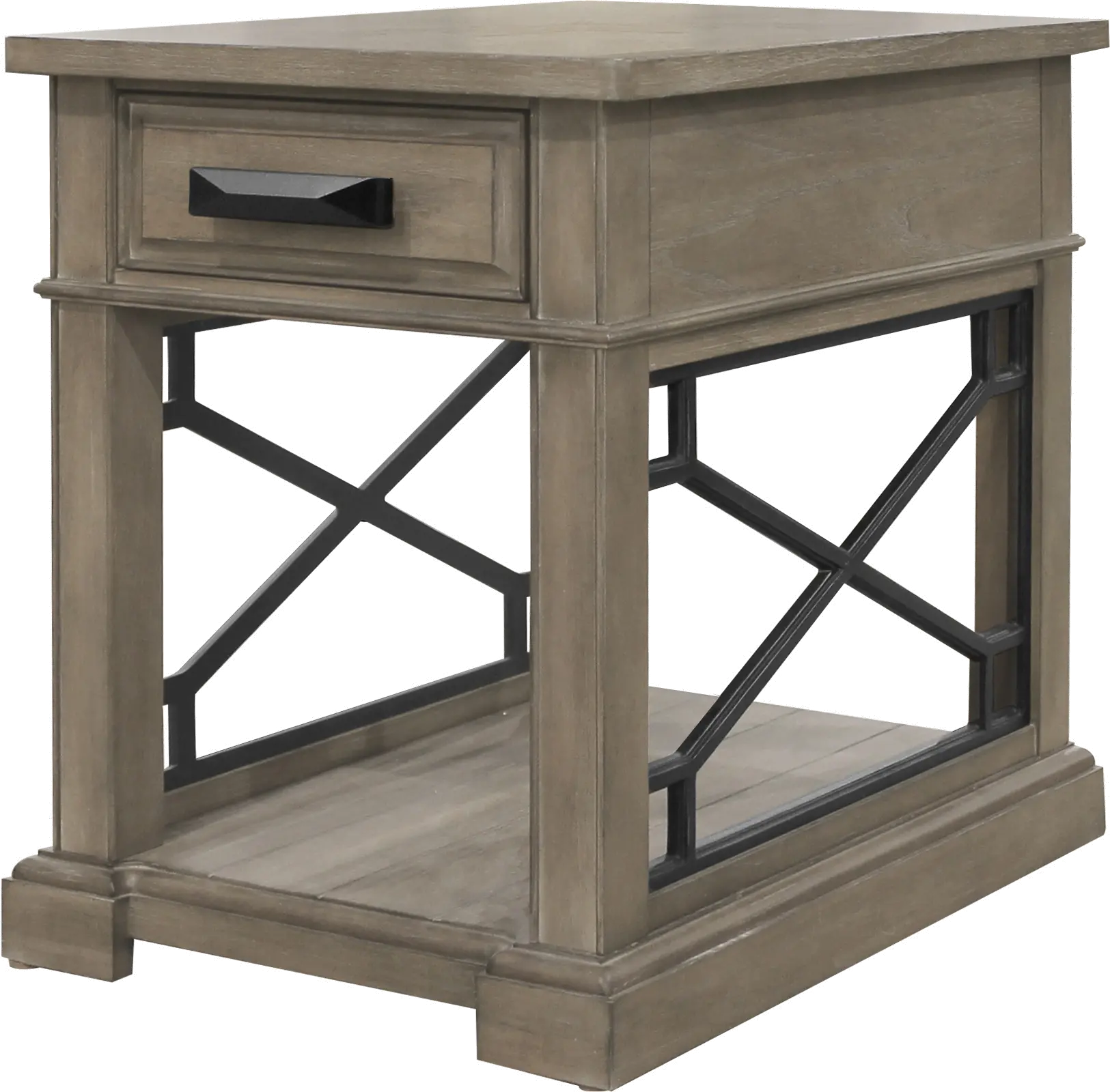 Sun Sandstone Chairside Table-1