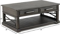 Smokey Gray Coffee Table-4