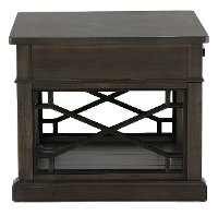 Smokey Gray End Table - Sundance-3