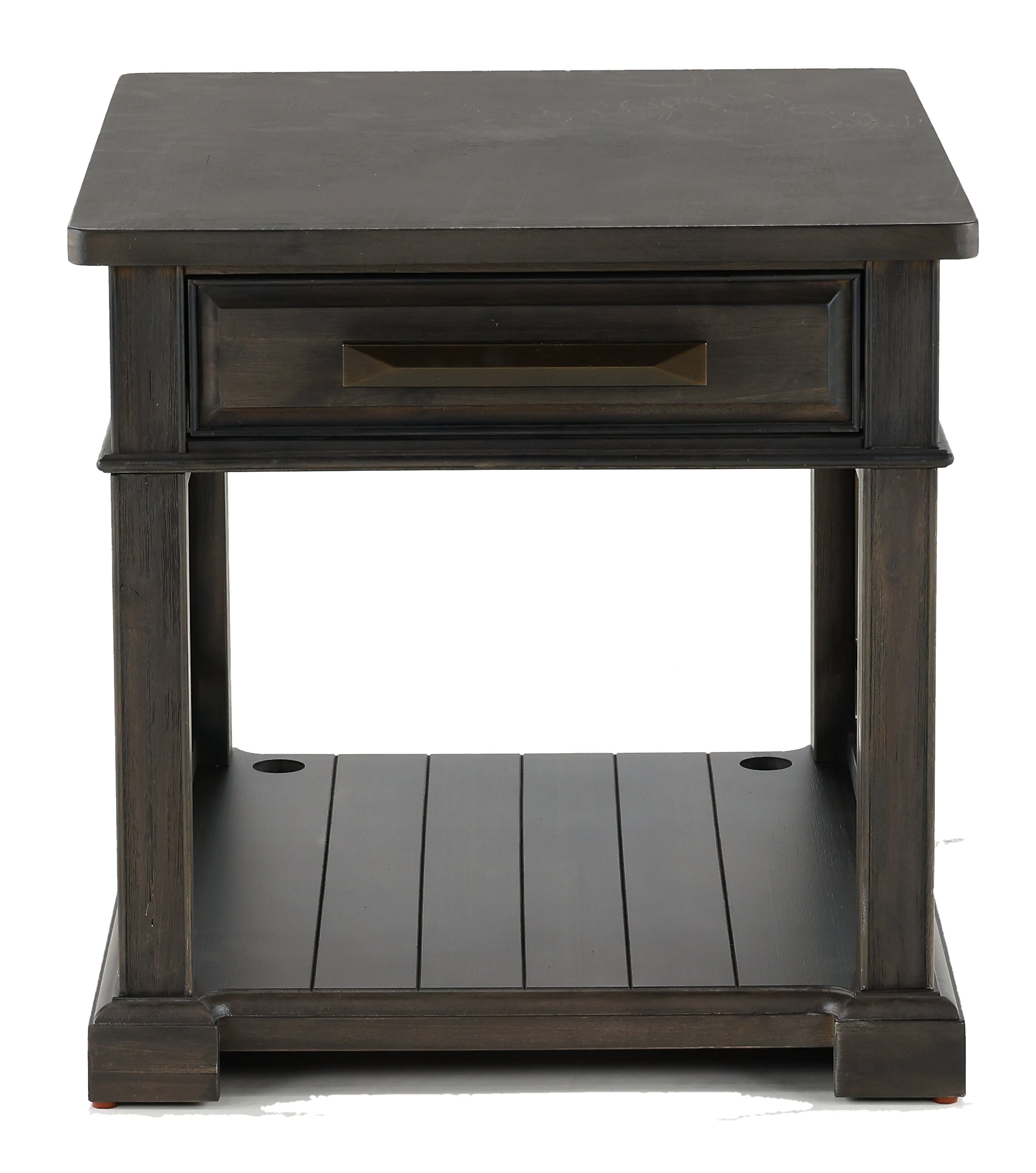 Smokey Gray End Table-2