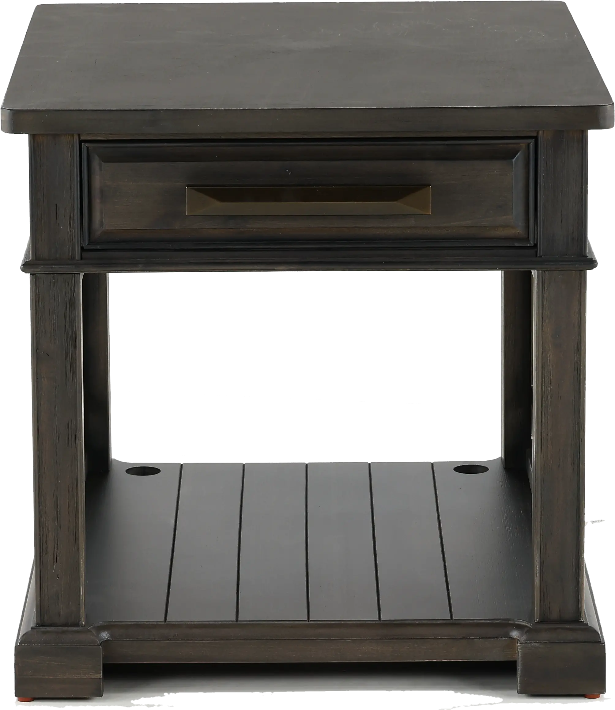 Sun Smokey Gray End Table-2
