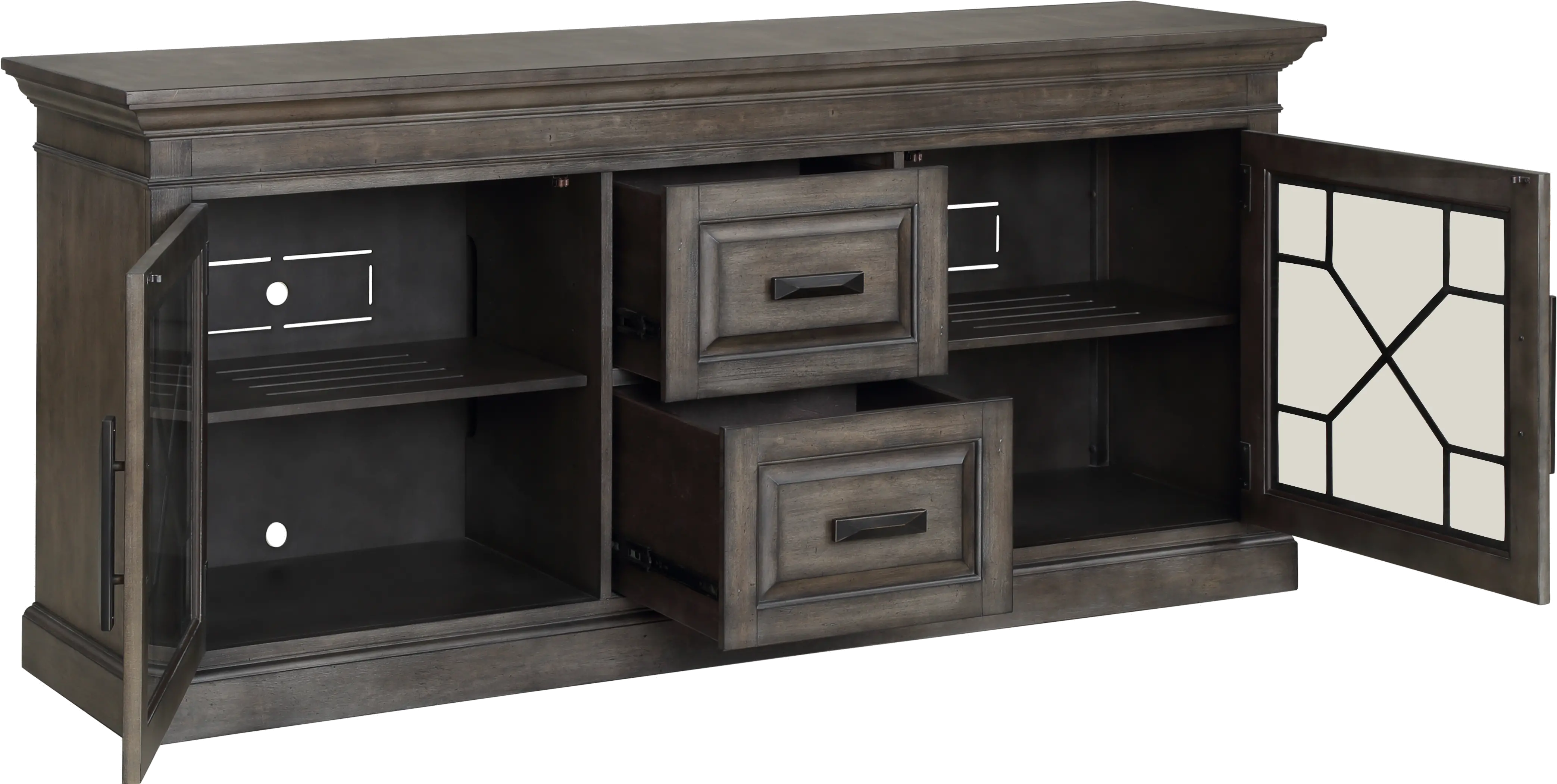 Sun Smokey Gray 76 TV Stand-3