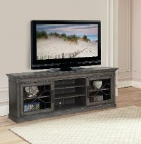 Smokey Gray 92 Inch TV Stand-2