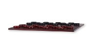 Deep Red and Black Checker Set with Board-3