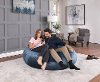 MFBB40-BLU Blue Burrito Memory Foam Bean Bag