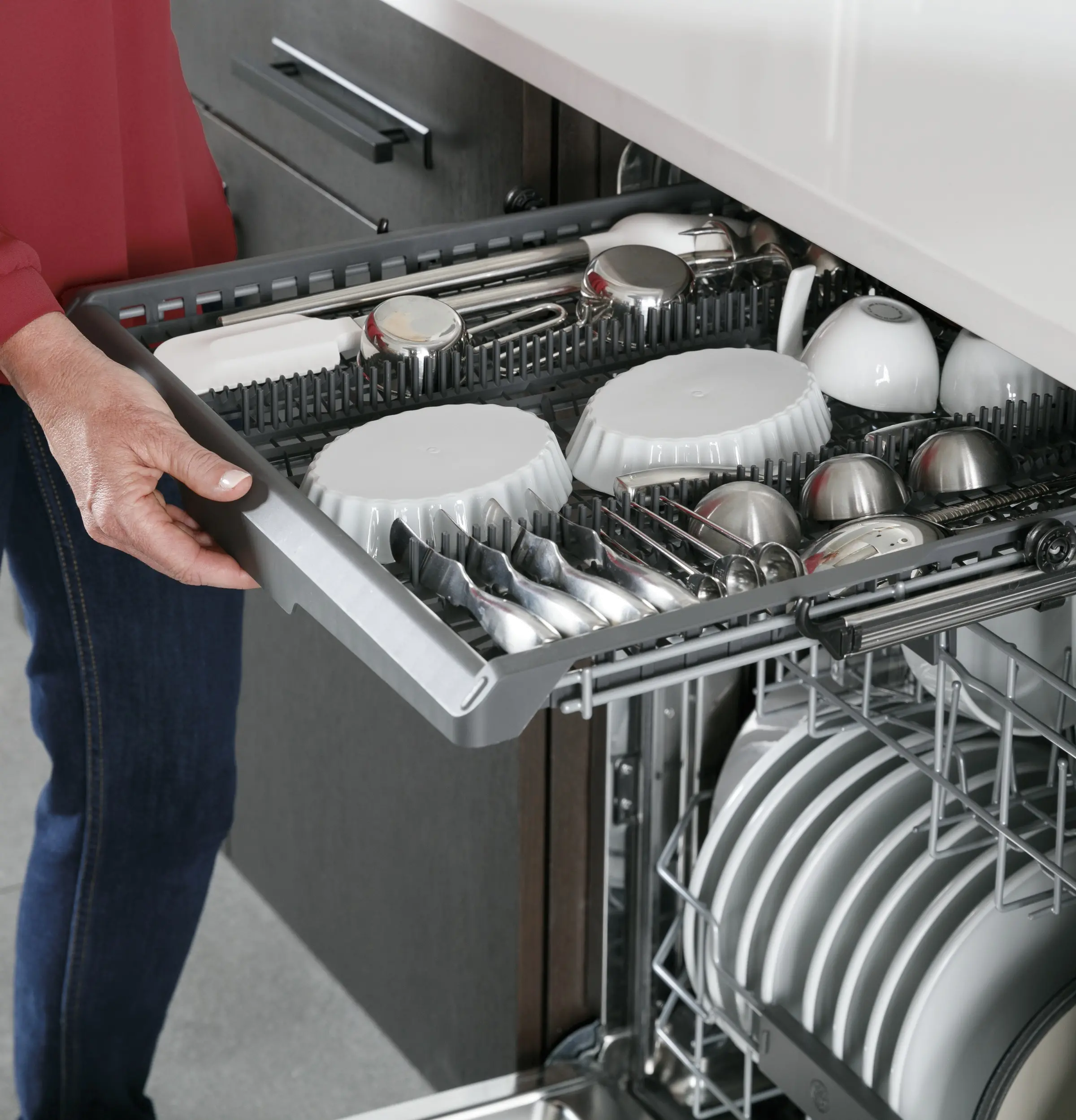 PDP715SYNFS GE Profile Top Control Dishwasher - Stainless Steel-4