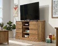 Brown Contemporary 60 Inch TV Stand - Cannery Bridge