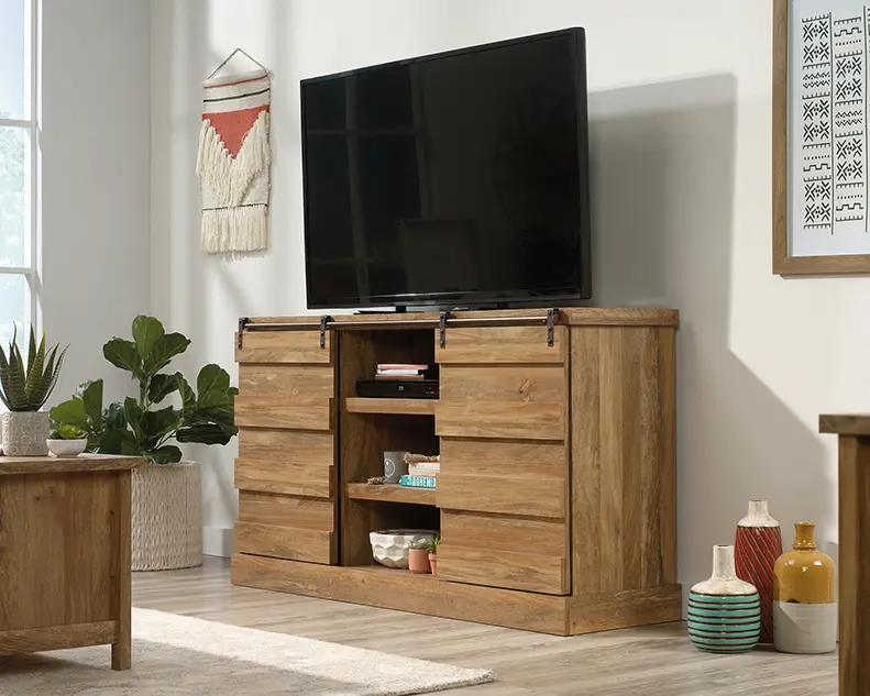 Cannery Bridge Brown 60 TV Stand-1