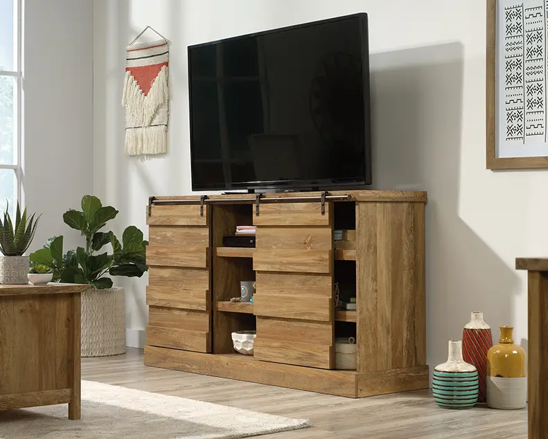 Cannery Bridge Brown 60 TV Stand-2