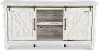 Dakota Pass White 66 TV Stand