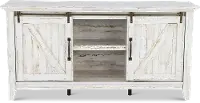 Dakota Pass White 66 TV Stand