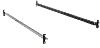 Twin-Full Hook-On Bed Rails