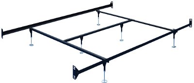 70DBL Brown Steel King Size Bed Frame - Double-End