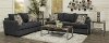 Charcoal Gray 2 Piece Living Room Set - Webster