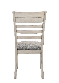 Contemporary White Dining Room Chair - White Sands-3