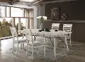 White Sands Chalk White 5 Piece Dining Set