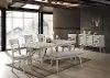 Clearance White Sands Chalk White 6 Piece Dining Set