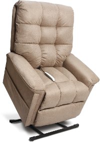 Casual Contemporary Stone Tan 3 Position Lift Chair - Nebraska