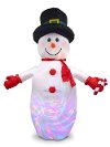 8 ft. Inflatable Snowman with Light Show