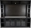 Black 2 Piece Entertainment Center - Avery Loft