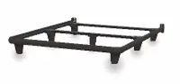 emBrace 360 Designer Wrap Around Queen Bed Frame - Black
