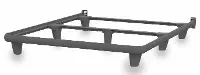 emBrace 360 Designer Wrap Around Queen Bed Frame - Gray