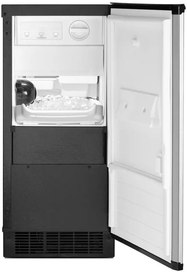 WUI95X15HZ Whirlpool Clear Ice Ice Maker - Stainless Steel-2