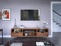 78 Inch Walnut Brown TV Stand - Wynwood