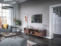 78 Inch Walnut Brown TV Stand - Wynwood-2