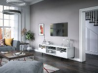 78 Inch White Oak TV Stand - Wynwood-2