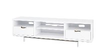 78 Inch White Oak TV Stand - Wynwood-3