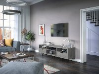 78 Inch Modern Gray TV Stand - Wynwood-2