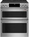 CES750P2MS1 Cafe 6.7 cu ft Electric Double Oven Range - Stainless Steel