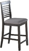 Clearance Contemporary Gray 24 Inch Counter Height Stool - Bowery